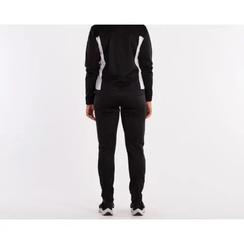 Softee SOFTEE Chandal Completo de Niña Poliéster, Chandal Escolar, Chandal para Niñas, Chandal Duradero, Chandal Vuelta Al Cole Negro/blanco