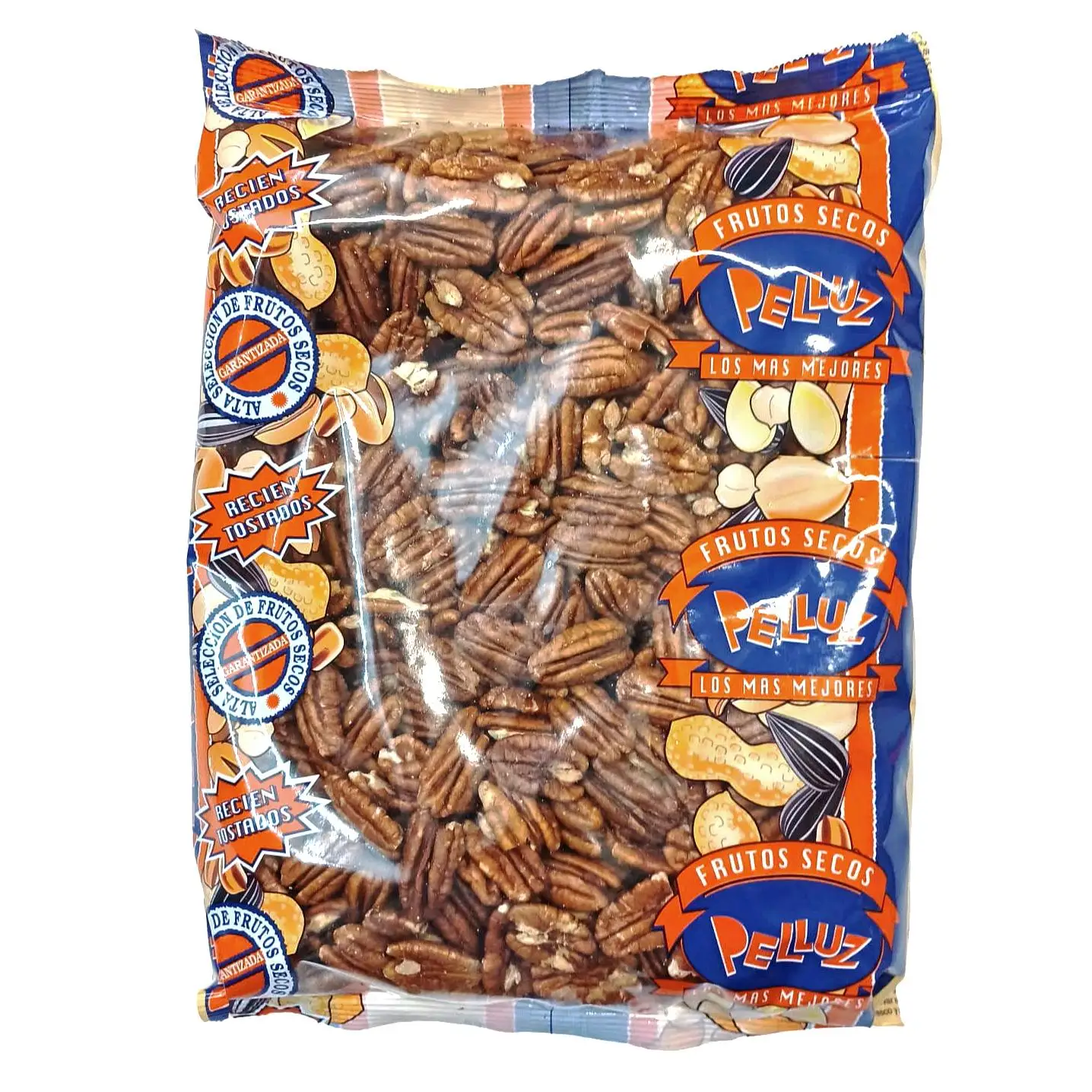 Nueces Pecanas Peladas 1 Kg - Deliciosas Nueces Pecanas de Alta Calidad para Tus Recetas y Snacks Saludables - Marca Pelluz