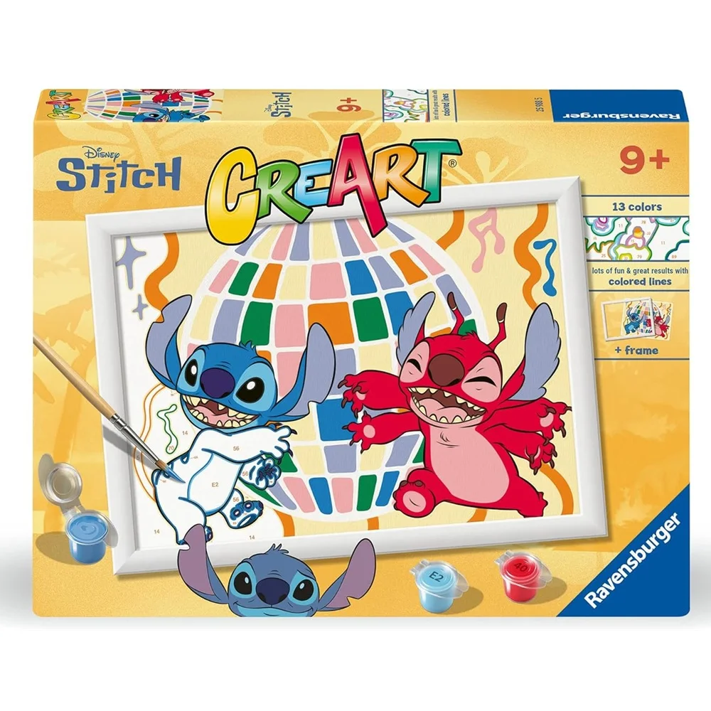 Ravensburger creart - stitch and leroy, 25988, store with official license