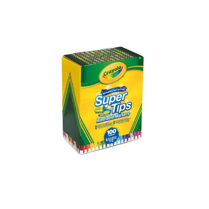 Crayola 100 Washable Supertips Markers - Imagen 4