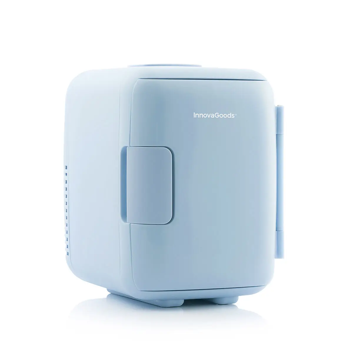 InnovaGoods® Mini nevera portatil para Cosméticos, Nevera pequeña 4L, Mini Nevera para Dormitorio, Coche, Escritorio de Oficina, Dos Marchas -Enfriador y Calentador.