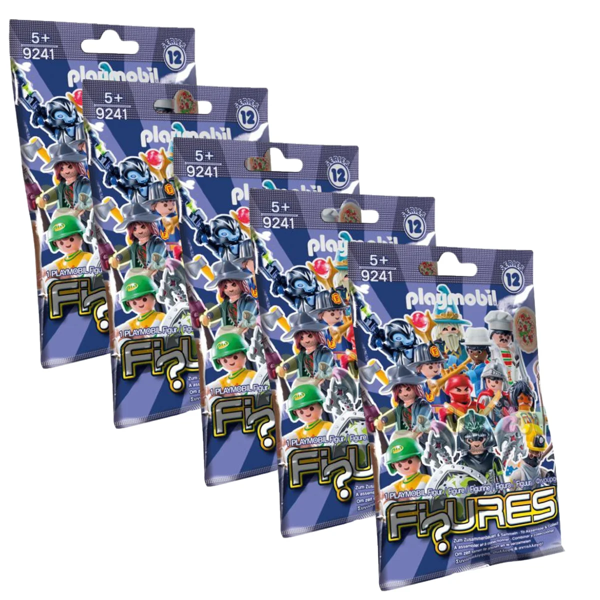 PLAYMOBIL SOBRES SORPRESA - PACK DE 5 SOBRES DE LA SERIE 12 NIÑOS, 9241, TIENDA CON LICENCIA OFICIAL