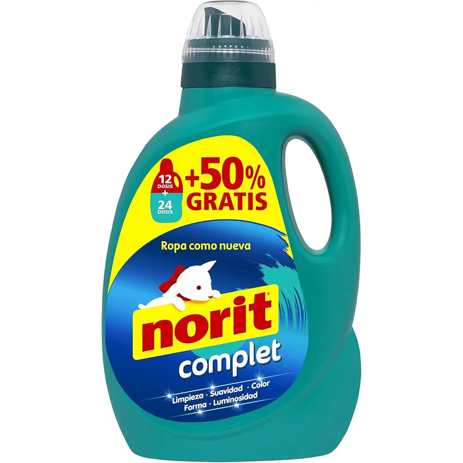 Detergente Limpieza Complet Suavidad Color - Detergentes Líquidos Norit 1800ml