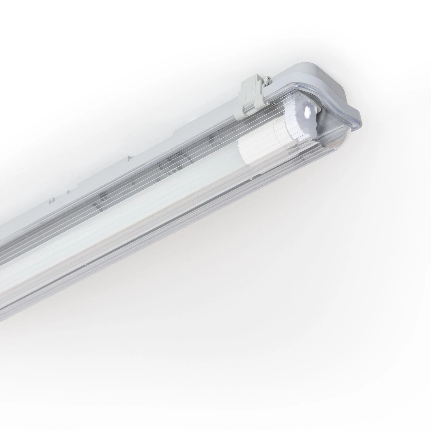 Ledkia Pantalla Estanca 120cm IP65 con Tubo LED Cristal 18W 140lm/W 4000K Blanco Neutro