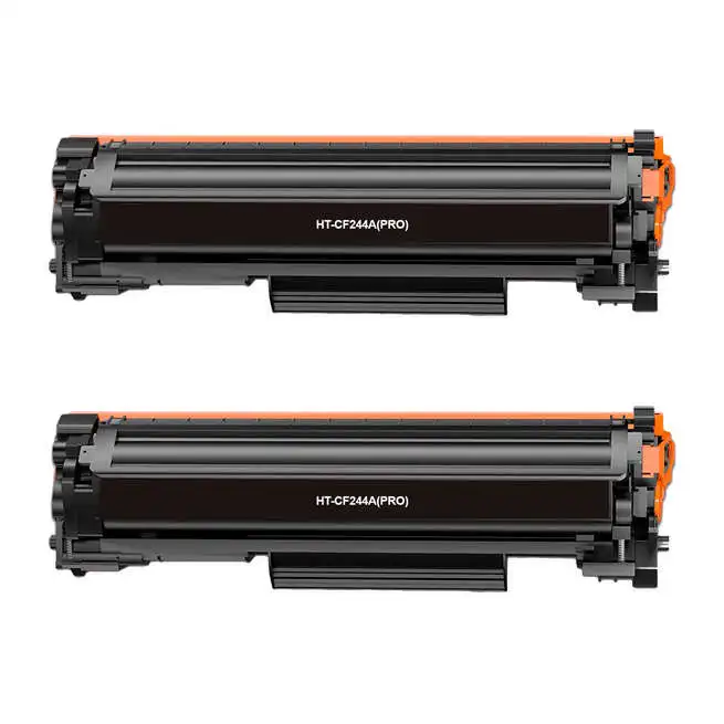 Hp cf244a negro pack de 2 cartuchos de toner genericos - reemplaza 44a