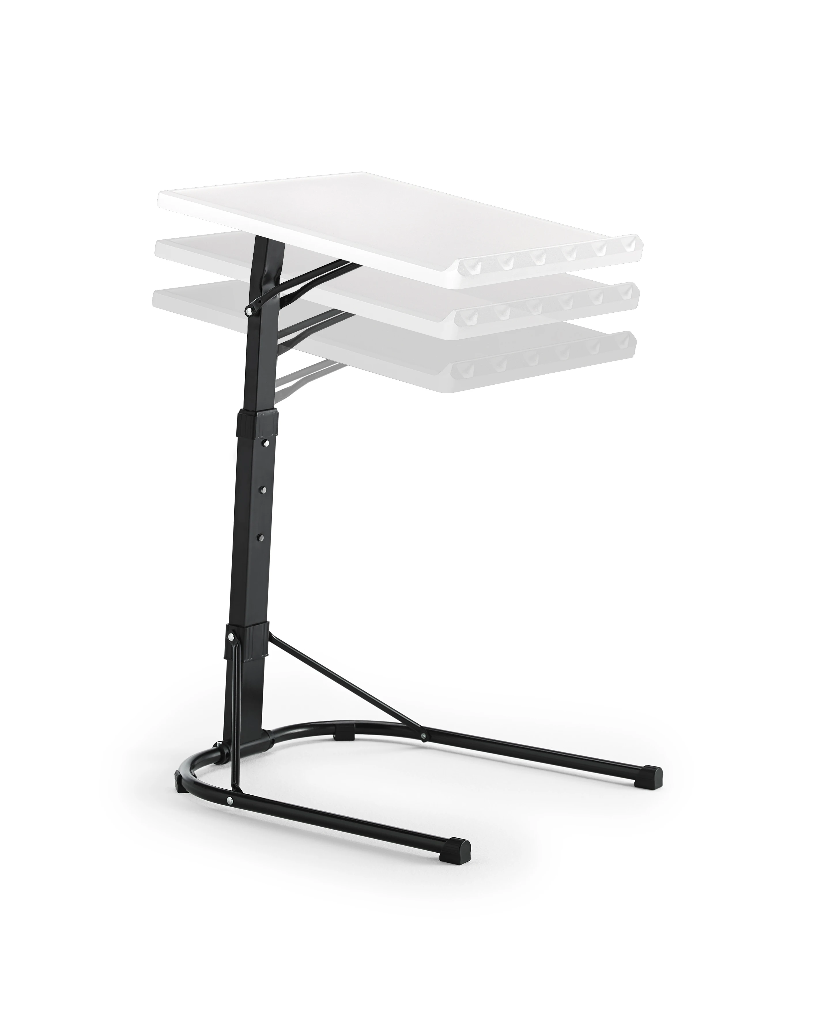 Kg kitgarden - auxiliary folding table with adjustable height, 43x43x63/68/73cm, white #2