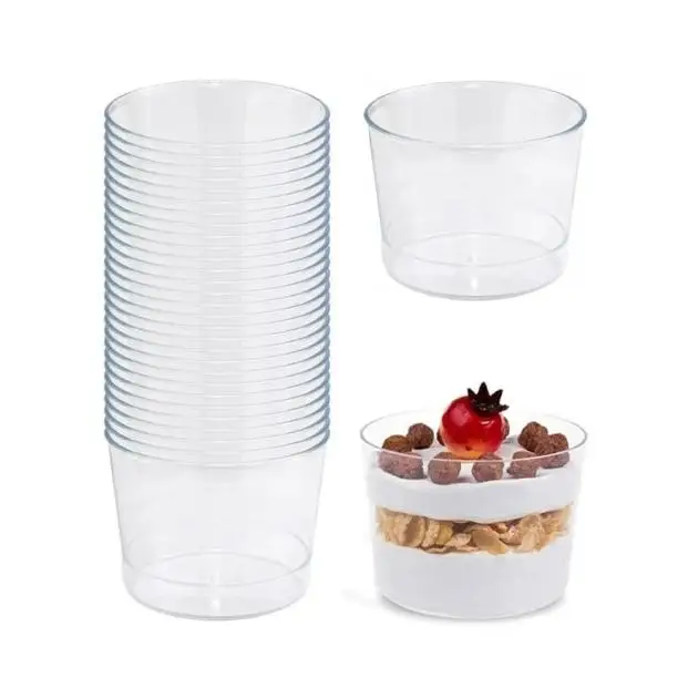 Start Electric | Small transparent glass 210cc 60 units ideal for tastings, tastings, parties, celebrations and concerts | Perfect for all kinds of drinks and recyclable 100% | Maxi Products brand