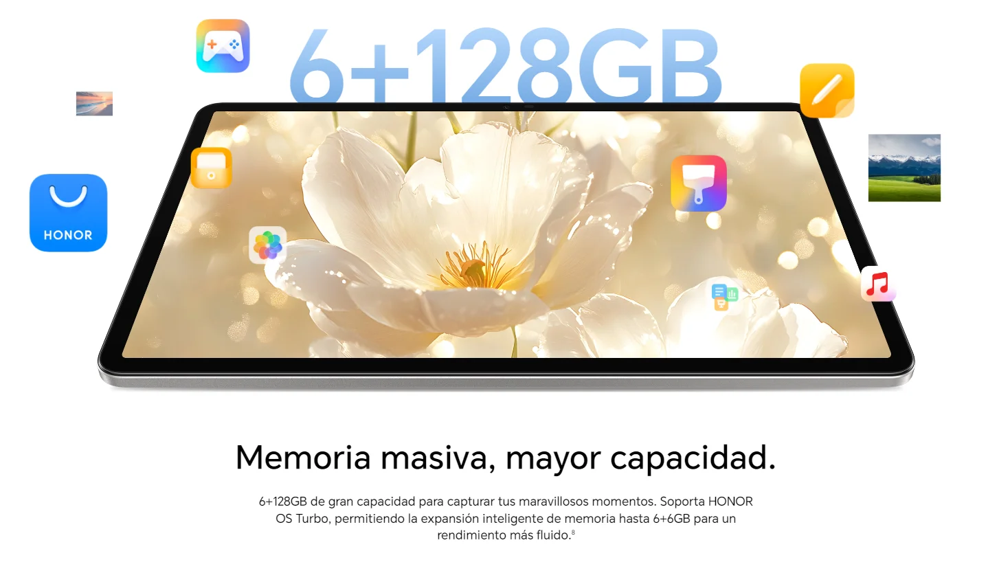 Tablet – HONOR Pad X9A, WiFi, 6GB+128GB, EU Versión tableta android, 11,5 pulgadas 120Hz 2,5K, 8300mAh, Qualcomm 6nm Snapdragon® 685 4
