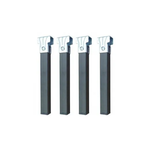 Juego de 4 Patas Cuadradas 30x30 H28 para Somier - Herrajes para Muebles