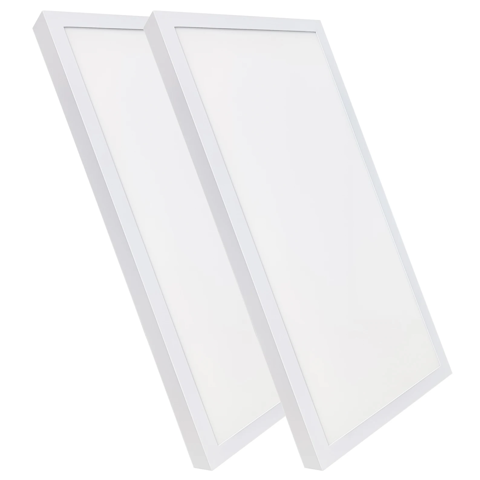 LED ATOMANT Kit de Soporte de Superficie + Panel LED 60x30cm 36W con CCT (Selector de Color Blanco Cálido, Neutro y Frío), 4000 Lúmenes Reales, Driver Incluido, Instalación Fácil en Techo, Ideal para