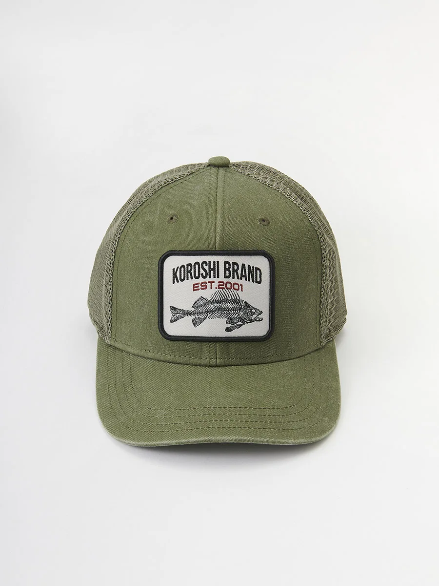 Koroshi Gorra Trucker Hombre con Parche – Koroshi Verde