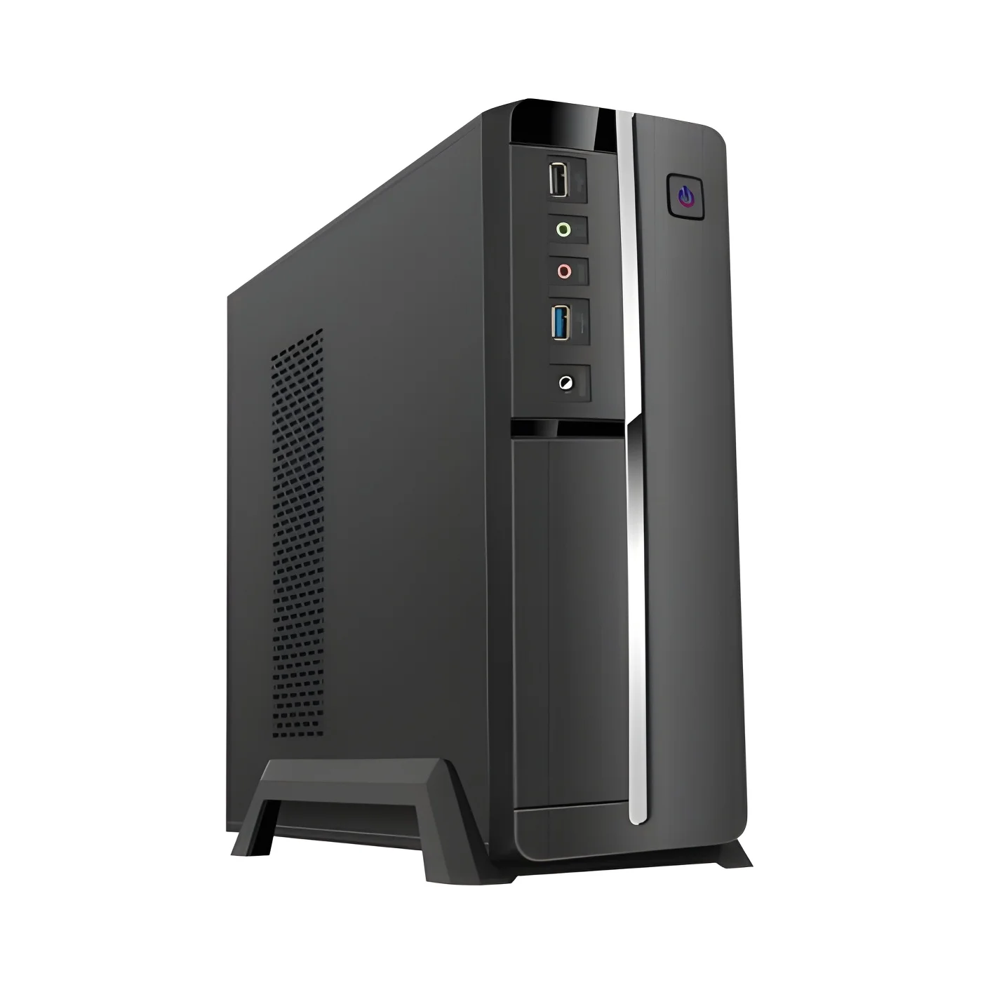 Tooq Caja PC Slim Micro-atx Mini-itx 500W USB3.0 | Diseño Compacto y Elegante