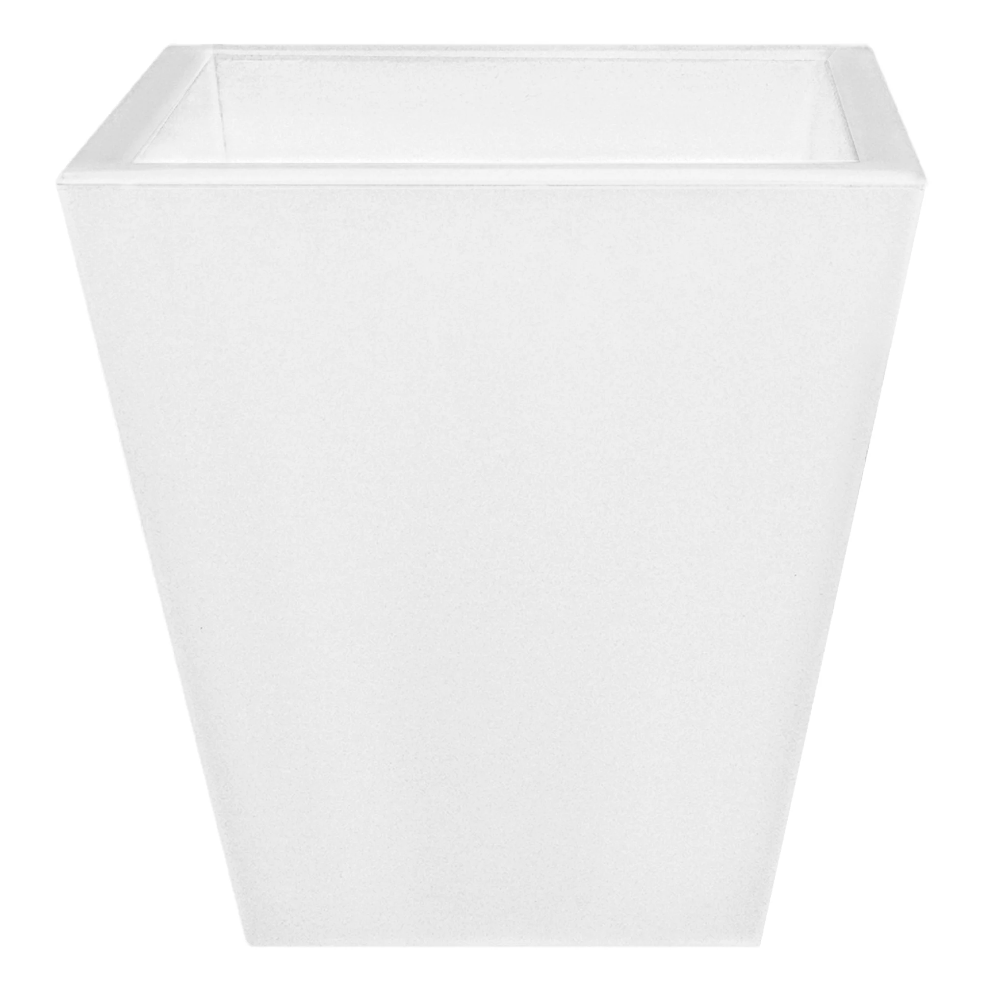 Wellhome Maceta ORION 50 BLANCO de Polietileno | Fácil Limpieza | Resistente a Impactos | Ideal para Interior y Exterior | 100% Reciclable | Peso Ligero | Capacidad 48L