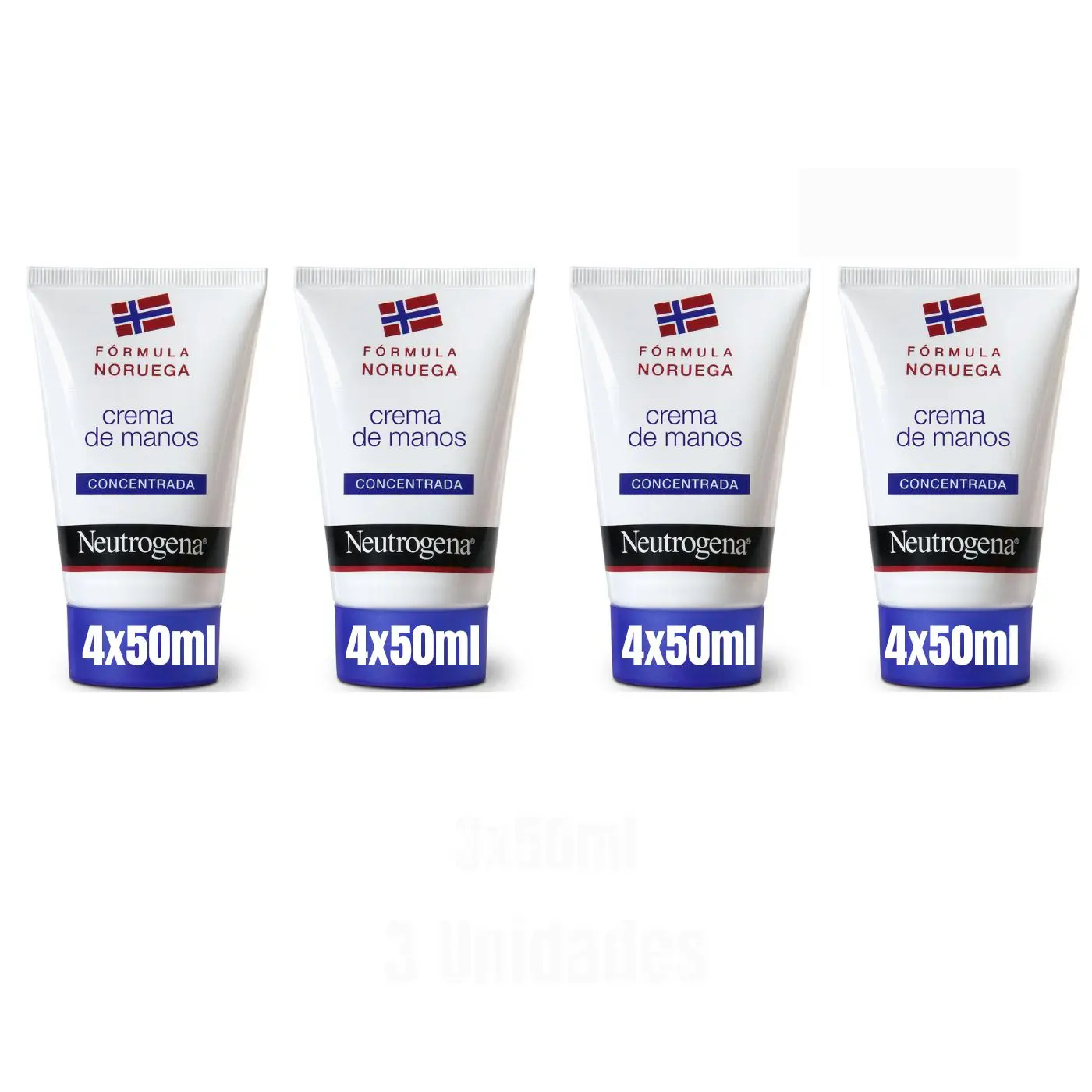 Neutrogena NEUTRÓGENA Crema de Manos Concentrada Fórmula Noruega 4x50ml