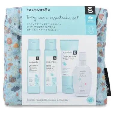 Suavinex Neceser De Viaje Baby Care Essenial Set, 4 Uds