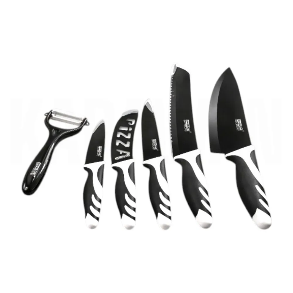Set de 5 Cuchillos de Cocina Inoxidables Karawan (2,40 €/ud)