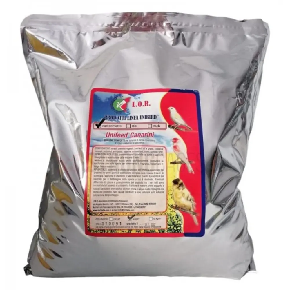 Pienso LOR Unifeed Canarios Mantenimiento 5 kg