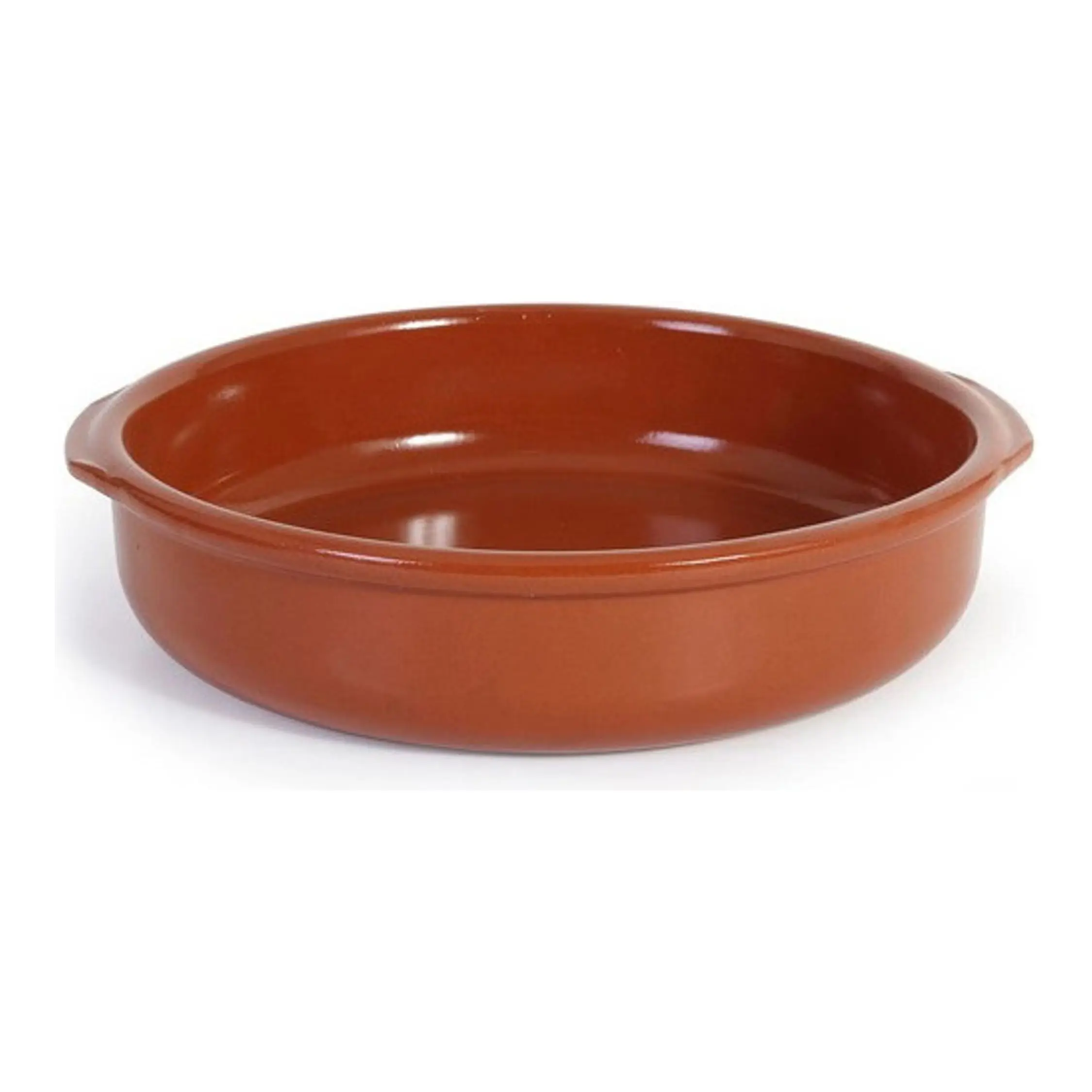 Azofra - Cazuela de Barro 32cm para Vitrocerámica - Tradicional y Auténtica - Hecha a Mano, Duradera y Versátil - Ideal para Cocina Casera