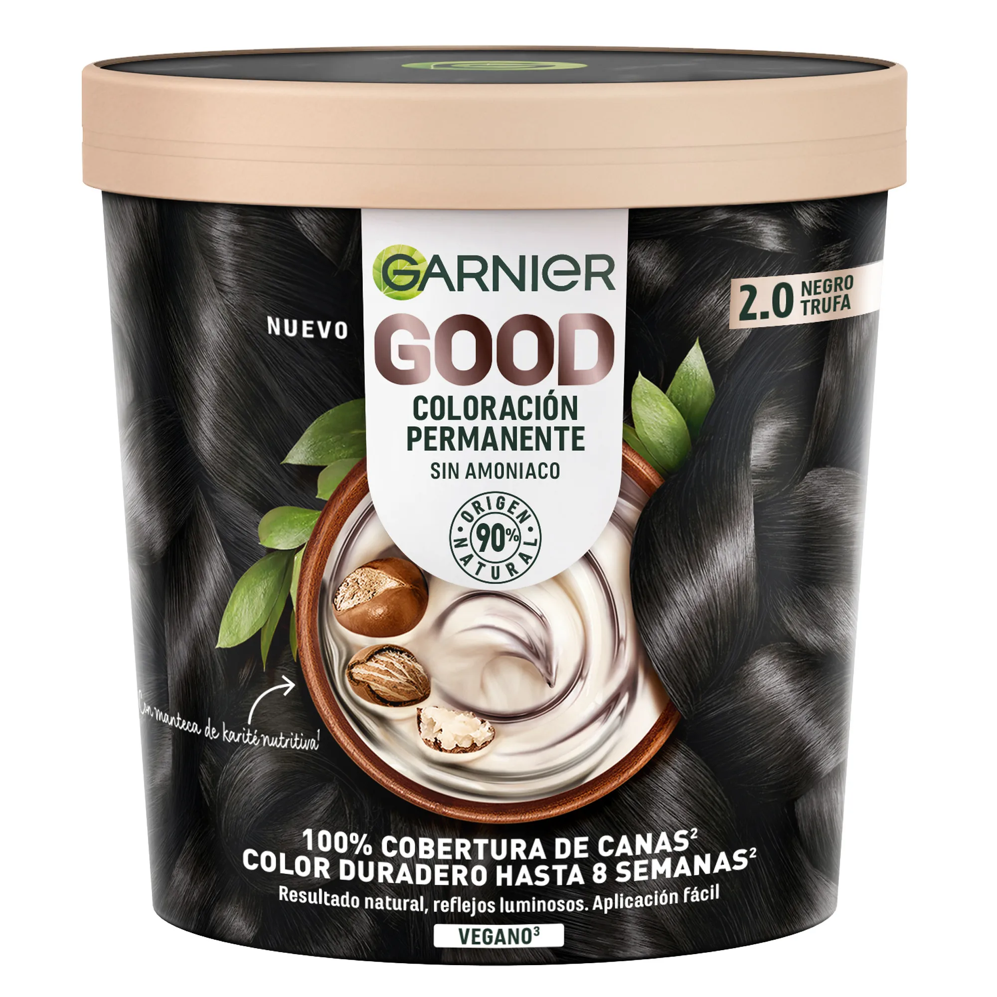 GARNIER GOOD Coloración Permanente Sin Amoniaco, 90% Origen Natural