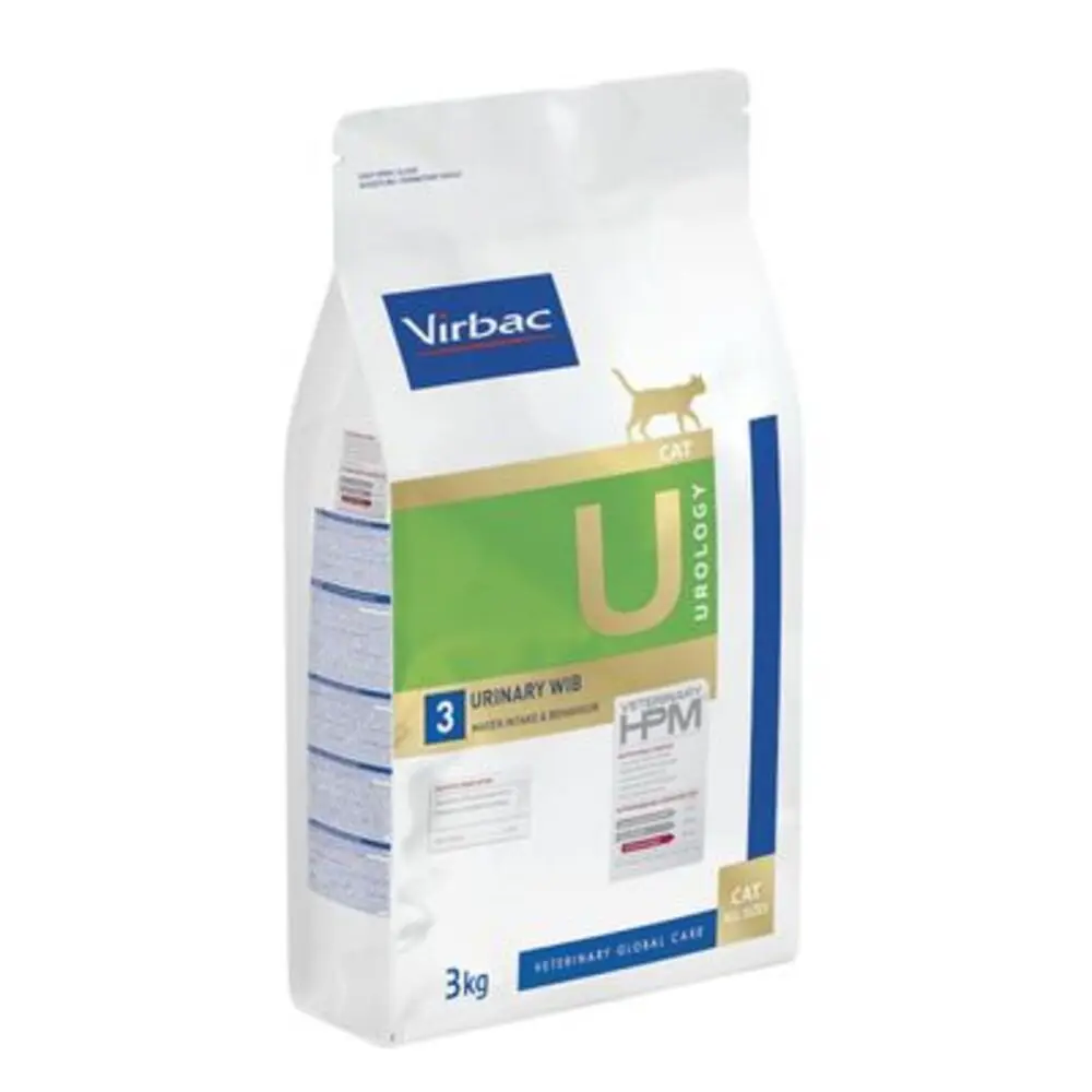 Virbac U3 Veterinery HPM Urology Urinary WIB Pienso para Gatos