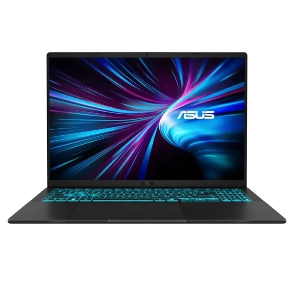 Asus v16 portatil gaming 16” intel core 7 240h - 16gb ddr5 - 512gb ssd - rtx5050 8gb - color negro - teclado qwerty (es)