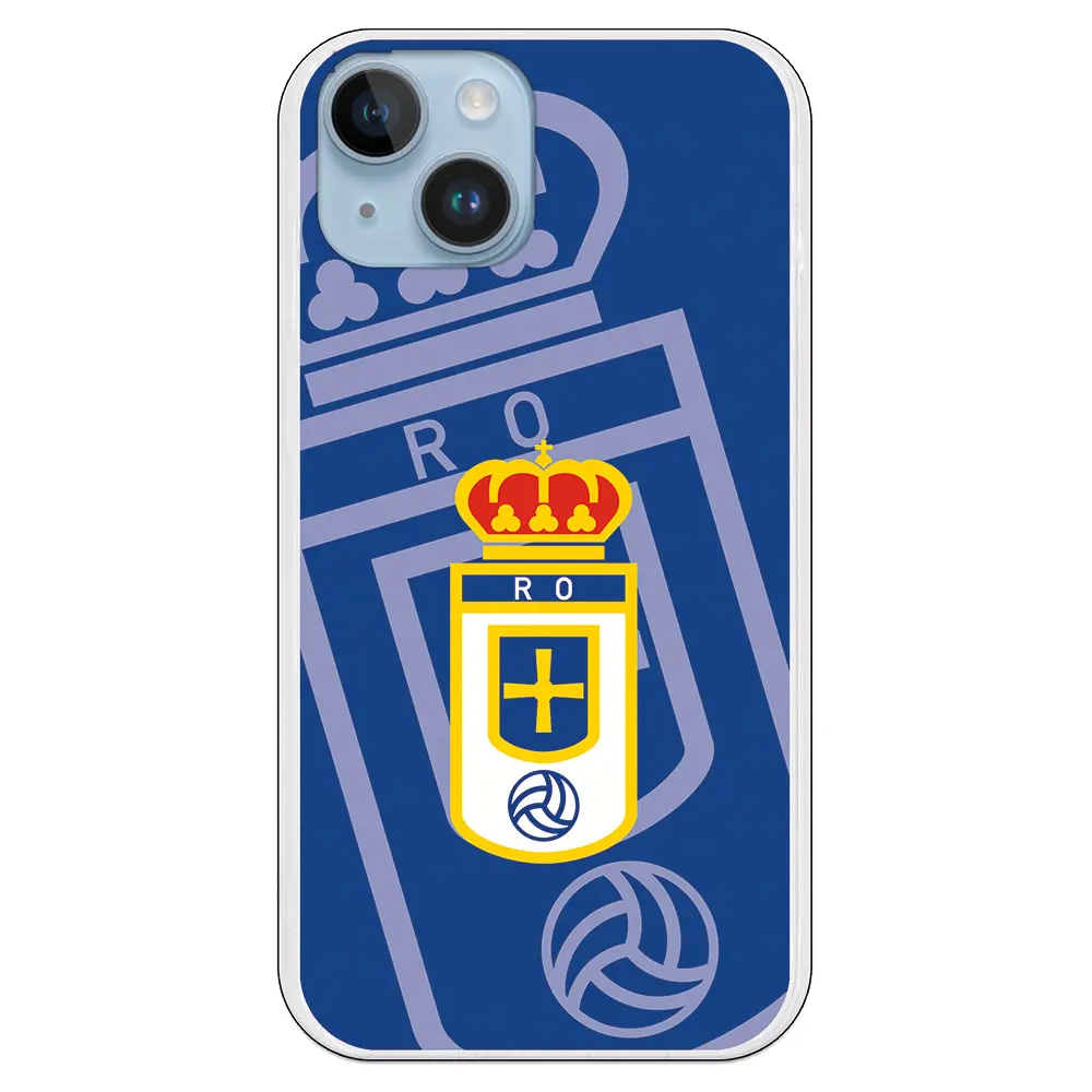 Original case compatible with Iphone 14 Pluscon design of Real Oviedo shield RO