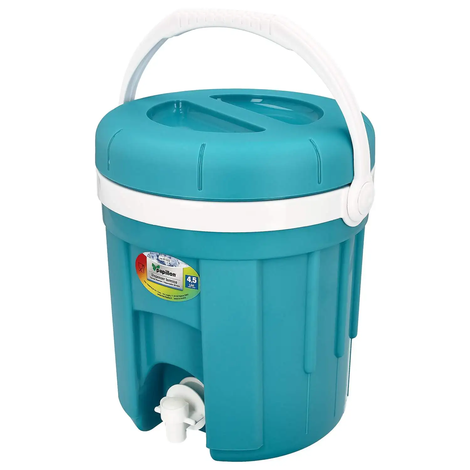 SANCO STORE - PAPILLON Bidon Isotermico Con Grifo Dispensador Capacidad 4,5 litros.