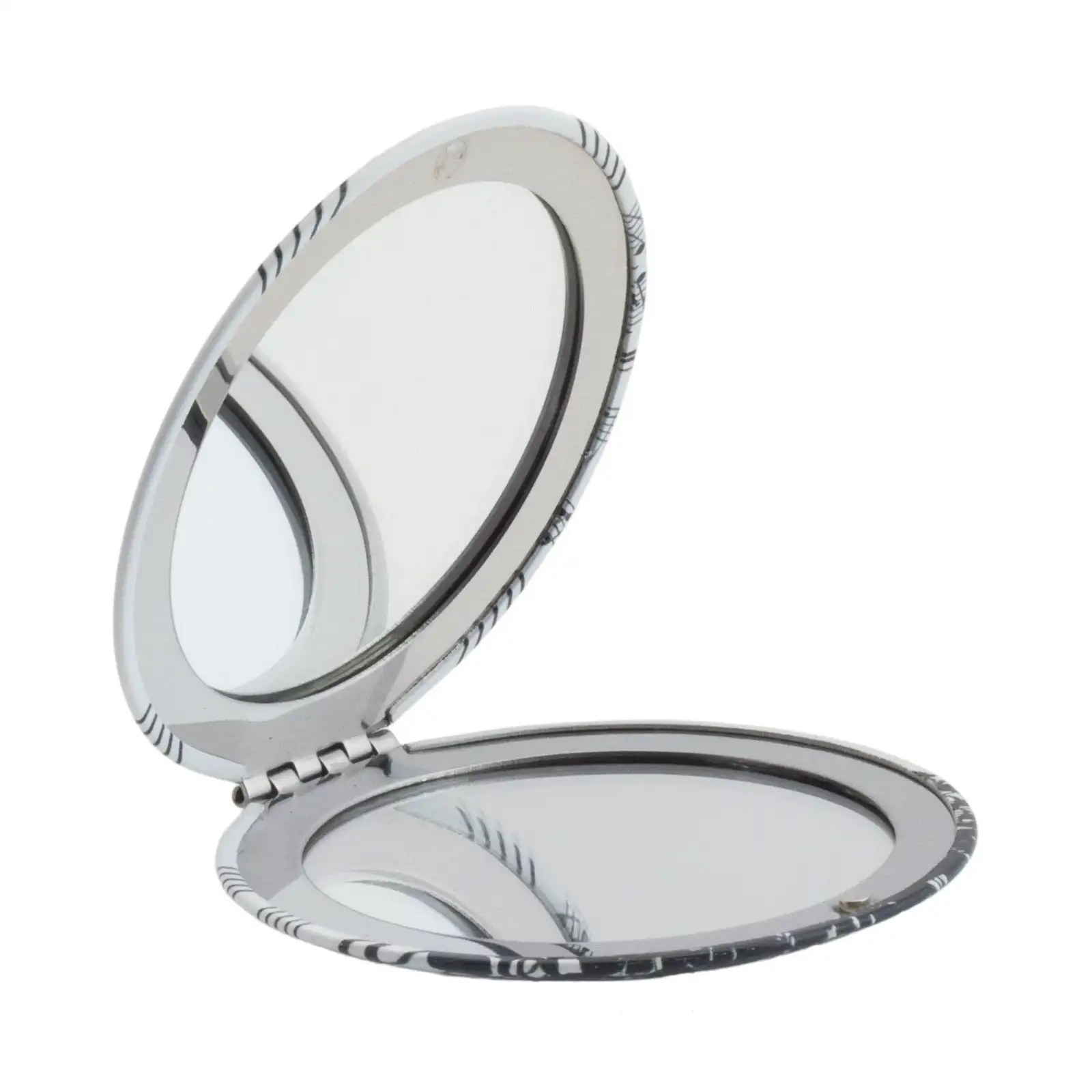 JAVIER music-7 cm round pocket mirror with magnification