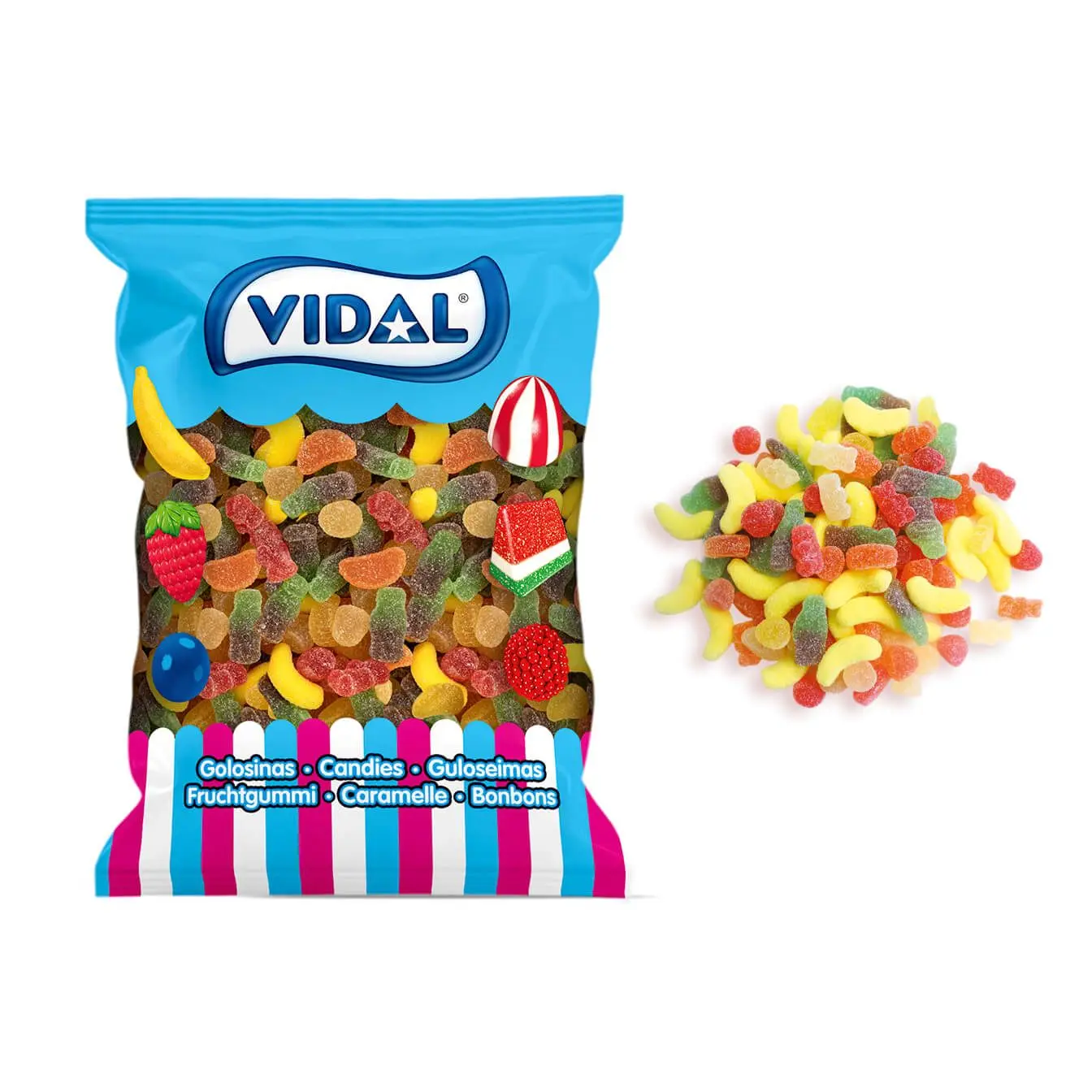 Vidal. Mini Cocktail Mix. Bolsa de 1kg