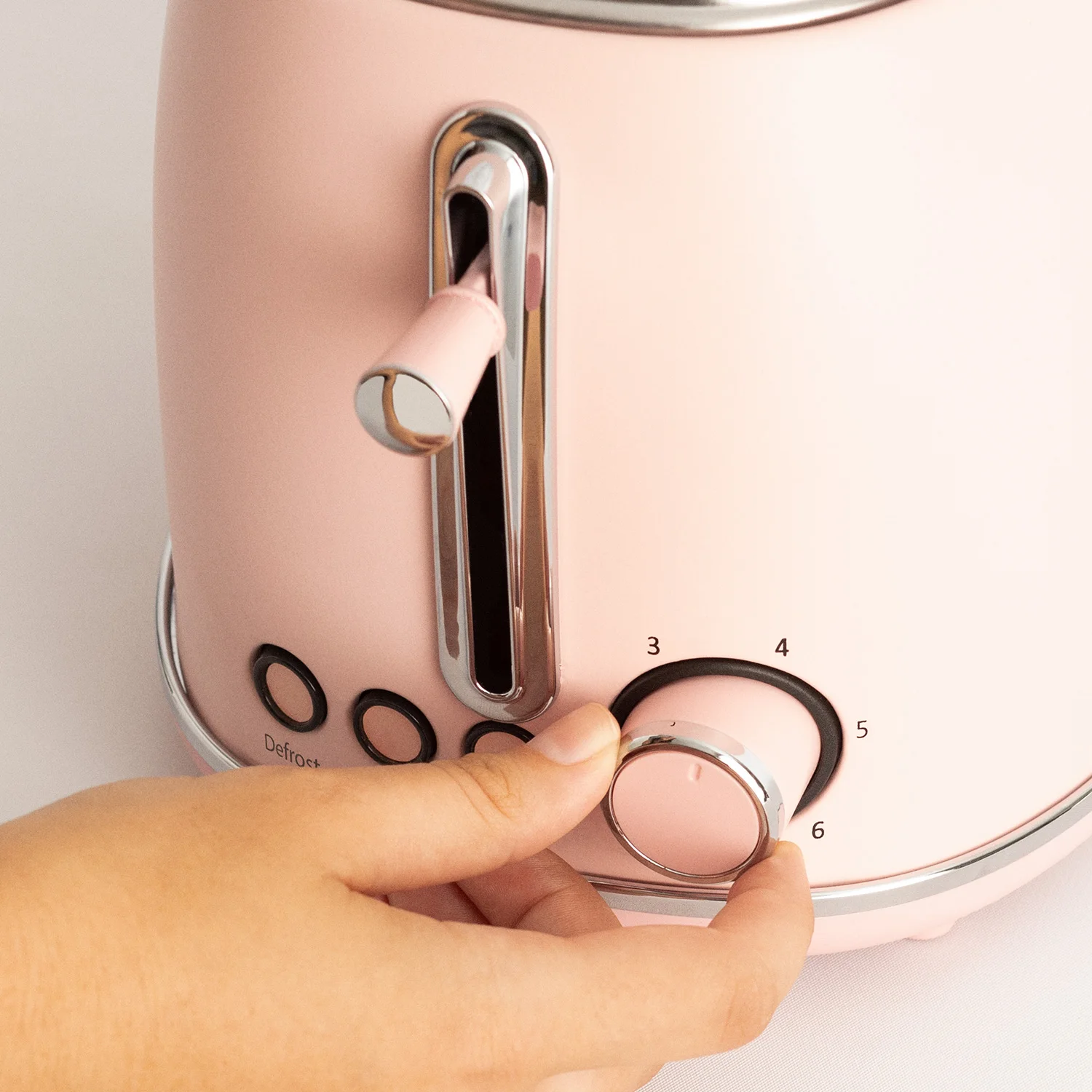 Create - bread toaster for wide slices, 850w, 3 pre-installed programs - toast retro stylance s