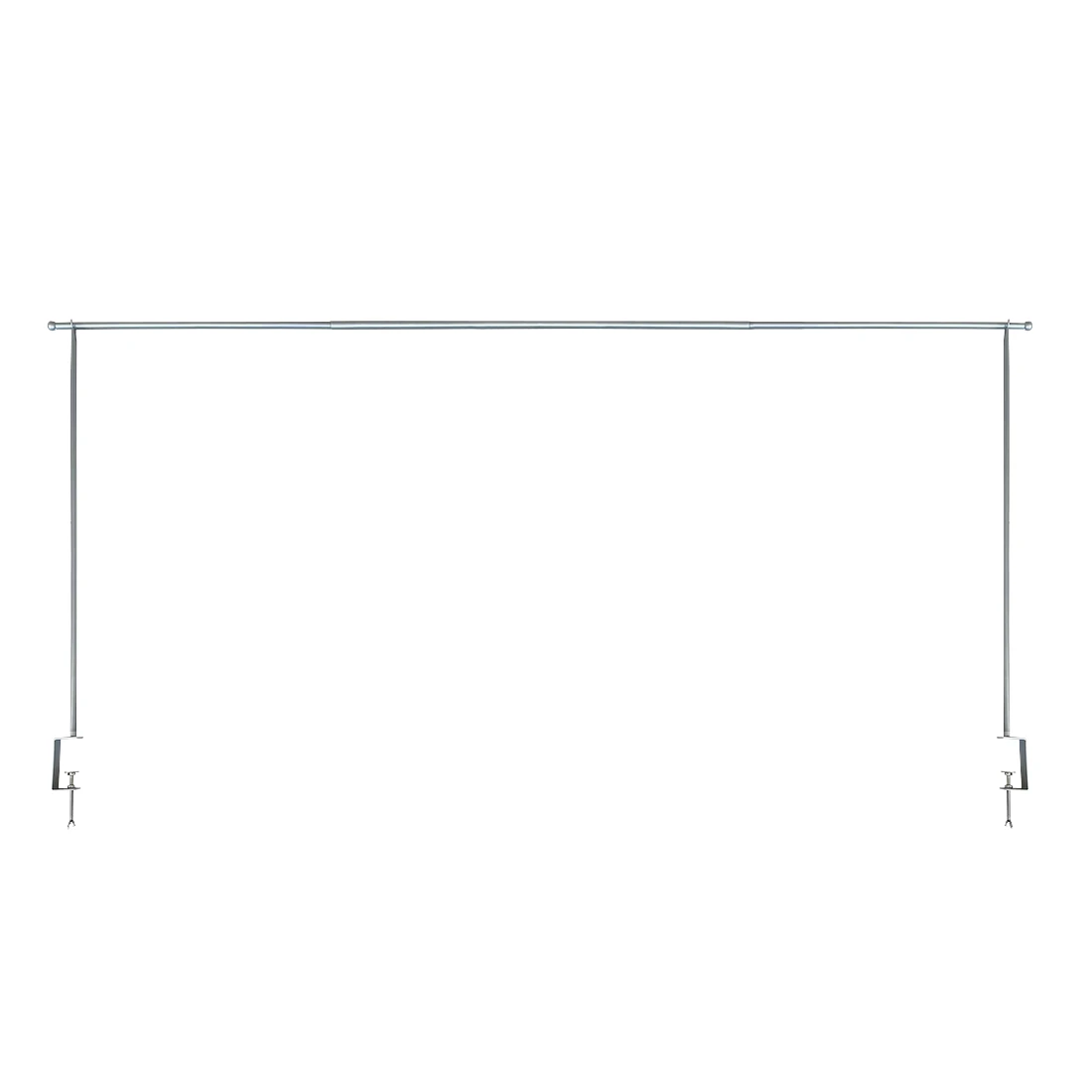 Acomoda Textil – Barra de Metal Decorativa Extensible para Mesa. Barra Ajustable con Abrazadera para Interior y Exterior Moderna y Resistente Fácil Instalación.