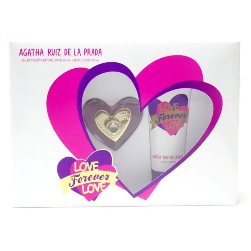 AGATHA RUIZ DE LA PRADA LOVE FOREVER LOVE EDT 50 VP + BODY 100 ml