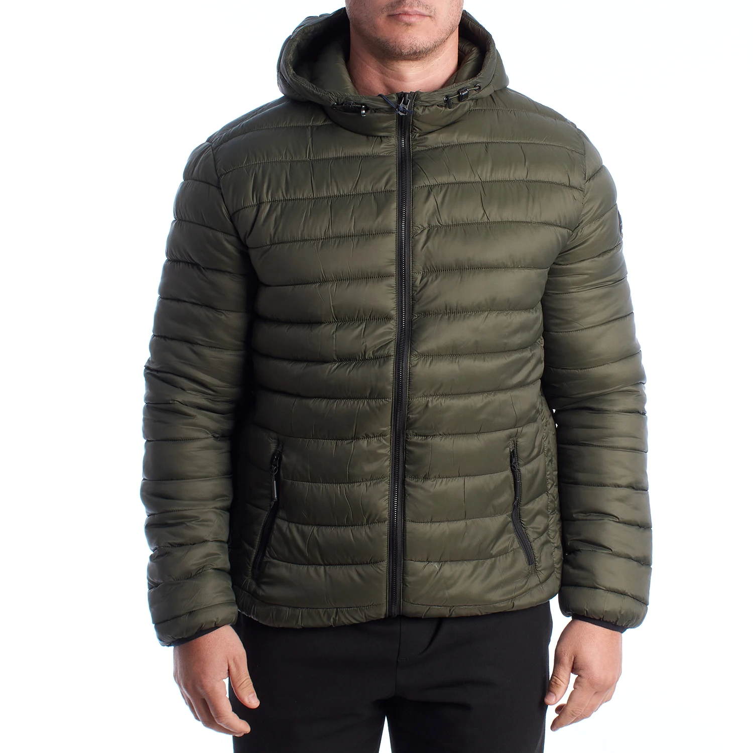 U.s. Polo Assn. Hombre -Chaqueta De Acolchada Con Capucha Us42127019