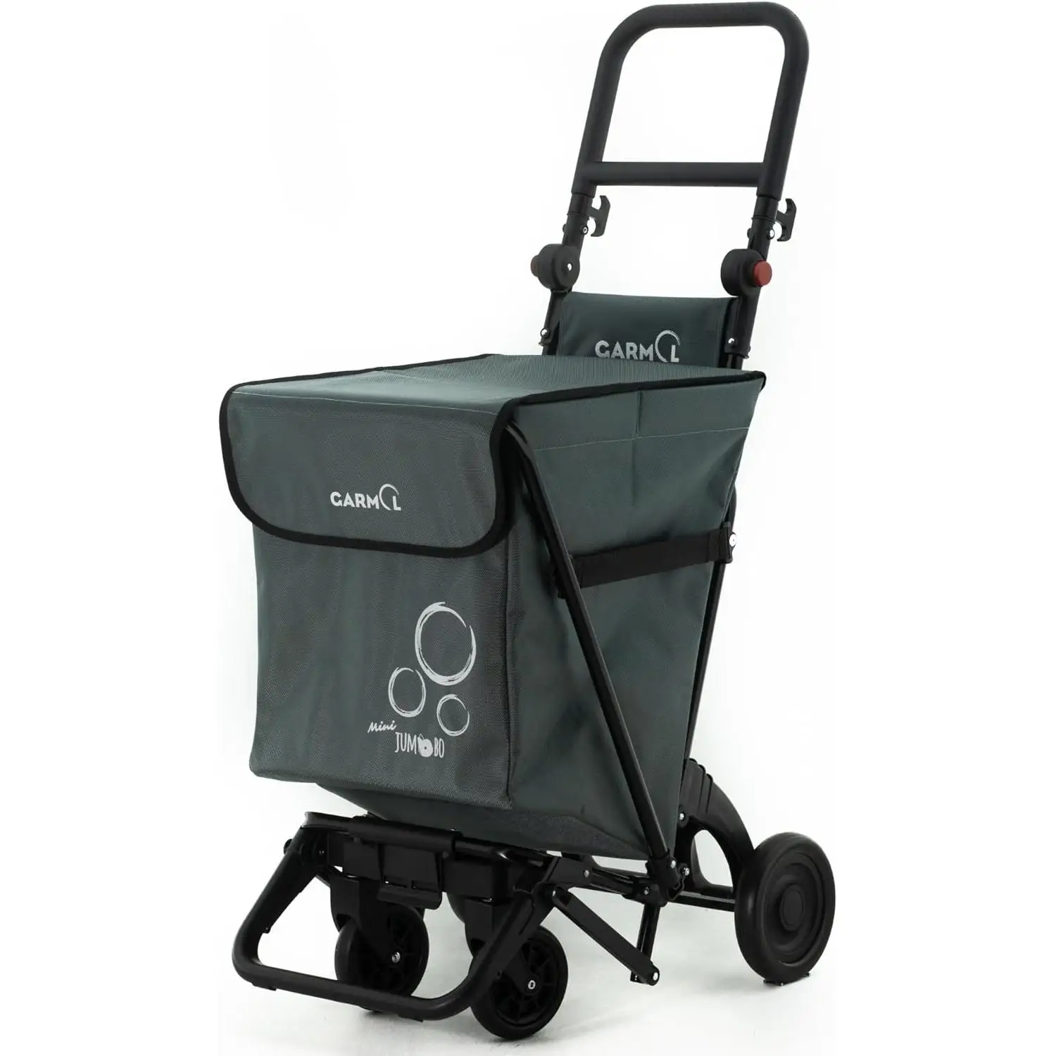C.A - Carro de la Compra Plegable 48 litros | Carrito Gran Capacidad y 4 Ruedas | Plegable y Fácil de Transportar