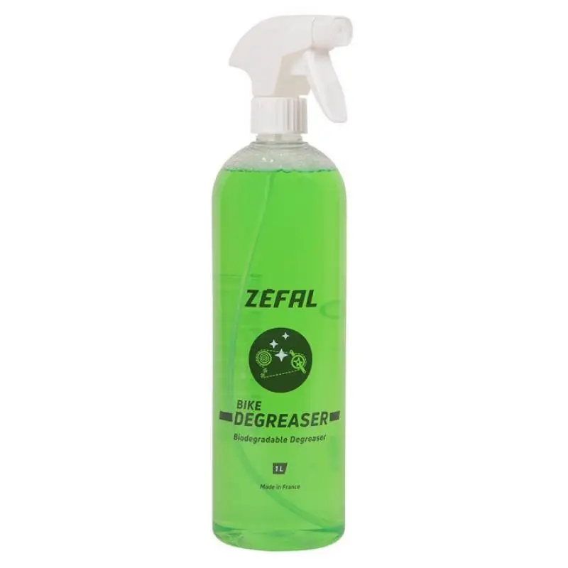 ZEFAL | Desengrasante Biodegradable 1L - Desengrasante Zefal Bio. El Bike Degreaser es un desengrasante eficaz contra la grasa y la suciedad mecánica de piezas, gracias a los agentes de