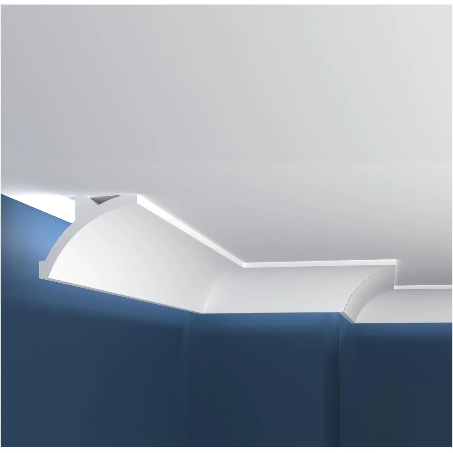 Ledkia Moldura para Tira LED 2m Arco - Alta Calidad - Efectos Espectaculares