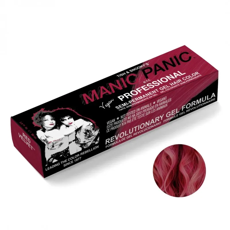 Tinte Fantasía Semipermanente Professional 90ml: Red Velvet - Manic Panic