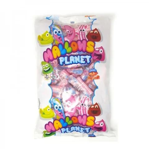 Top Candy Nube Lisa Rosa Envuelta 110 Unds Bolsa 110 Unidades Sin Gluten