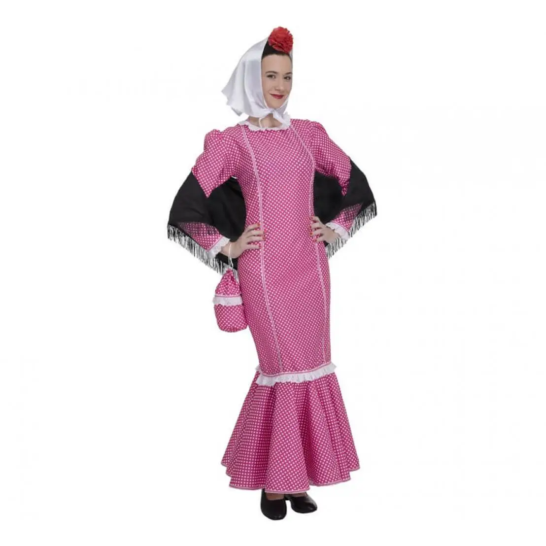Disfraz de Chulapa Rosa para mujer
