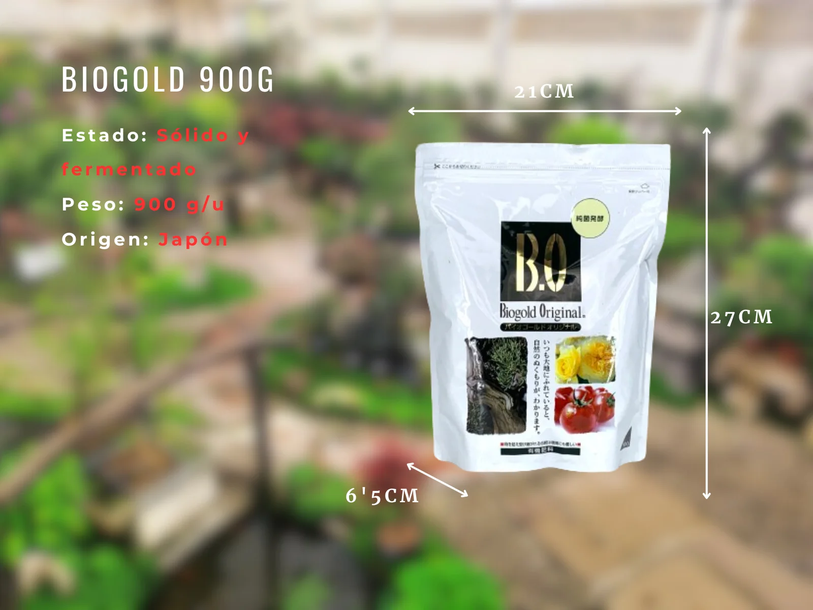 Special Japanese slow release fertilizer for Biogold bonsai 900g BonsaiGranada