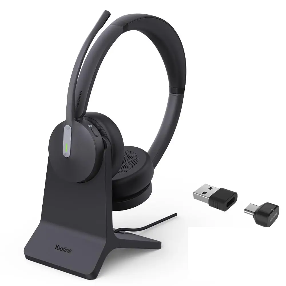 Yealink Auriculares Bh70 Dual Teams Con Soporte De Carga Usb-C/A