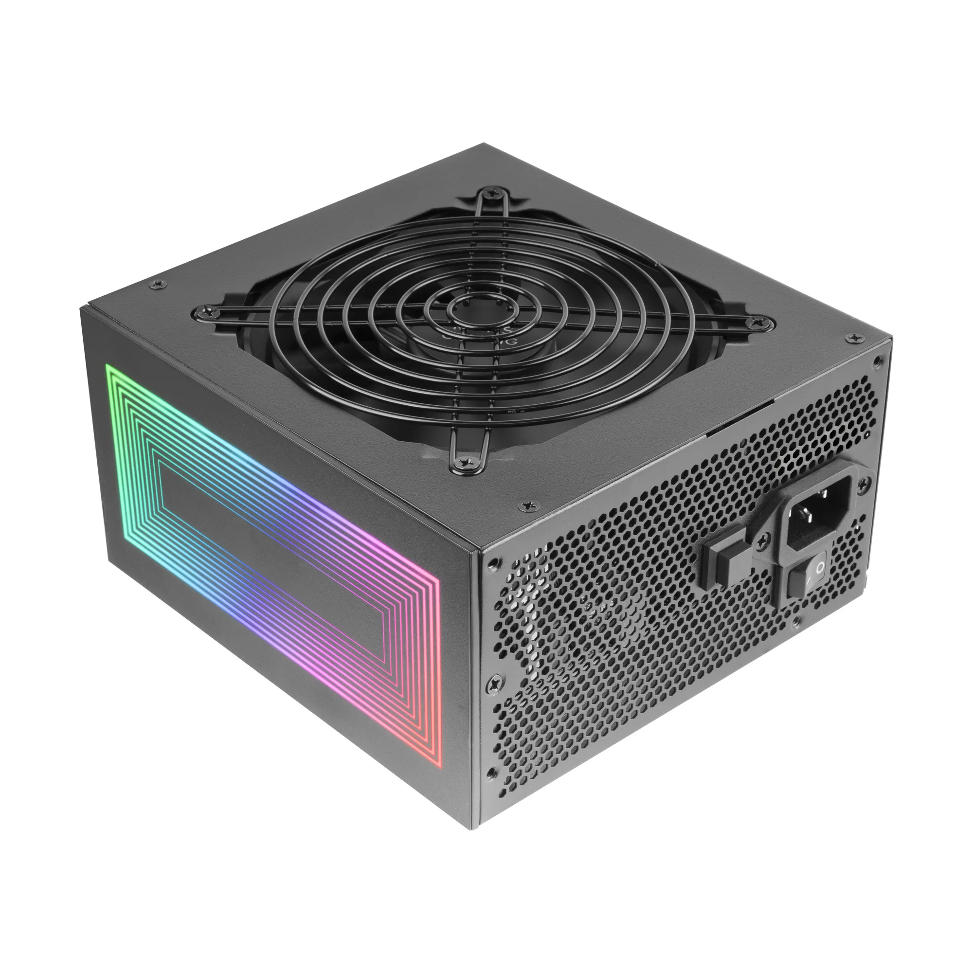 Mars Gaming MPB750S  Fuente Alimentación ATX ARGB 750W, 6 Años de Garantía, 80Plus Bronze 230V EU, 90% Eficiencia, Ventilador 120mm AI-RPM, Iluminación ARGB MB Control, Tecnologías DC-DC y SMD, Fuente