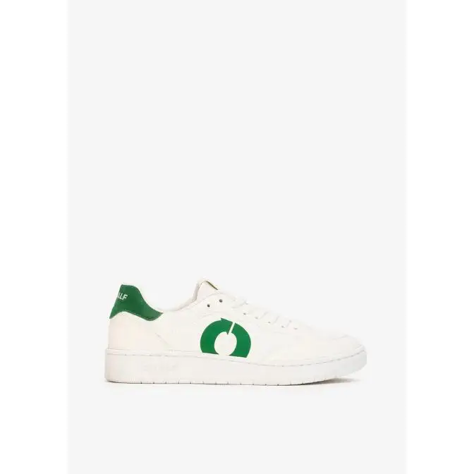 Zapatillas blancas logo verde