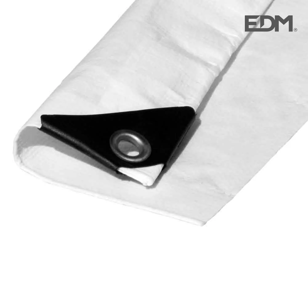 Toldo 4x5m doble cara. color blanco. densidad 90g/m² edm