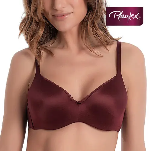 Playtex 24 Hours Bra Cup B for Women, comfortable and supportive with push-up design. Ideal women's bras for all-day wear, ensuring comfort and style.