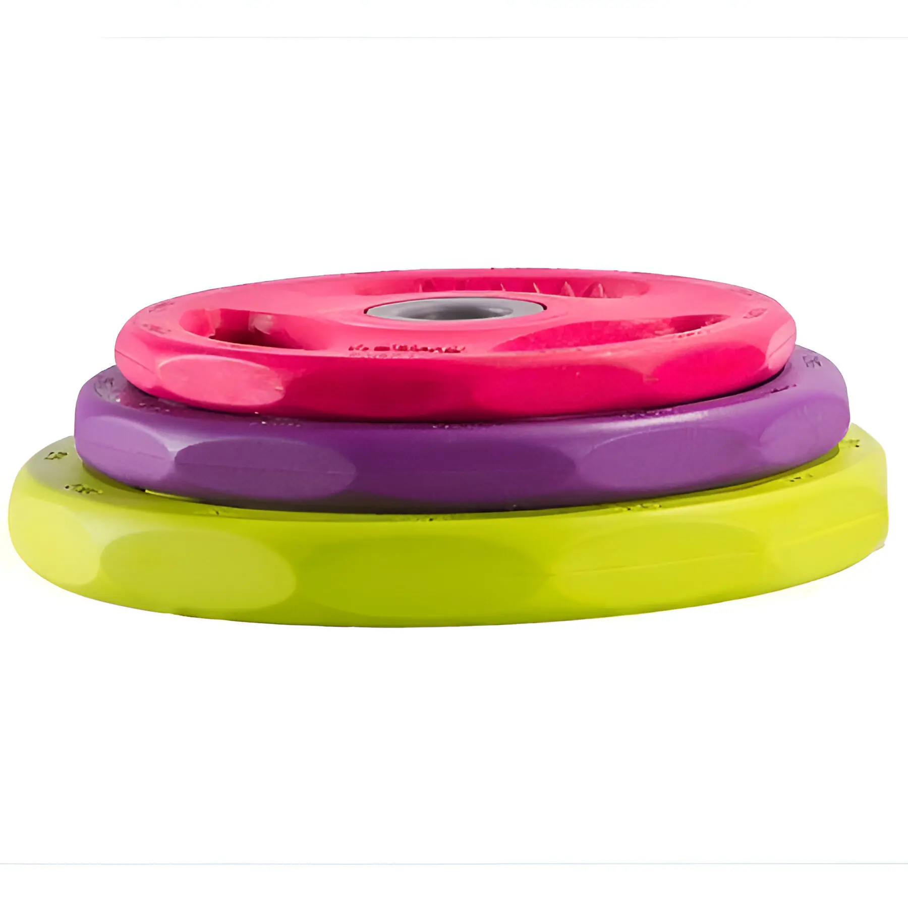 Ozio Fitness Discos Pump 30 mm Musculación Fitness Hierro Recubrimiento de Goma 1,25 kg  / 2,5 kg / 5 kg