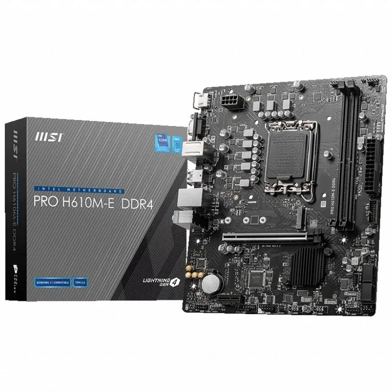MSI PRO H610M-E memoria DDR4