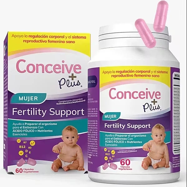 Conceive Plus Fertility Support Multivitamínico Mujer Preparador Embarazo 60 Cápsulas
