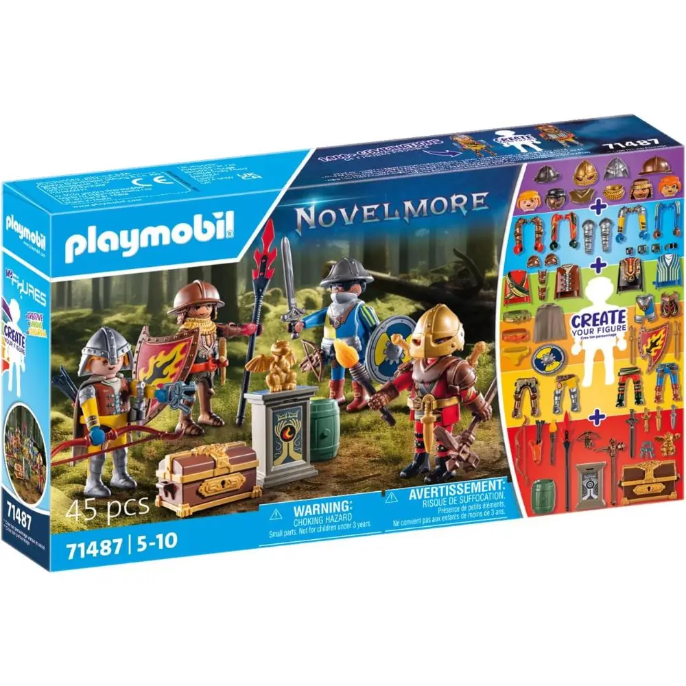 PLAYMOBIL Novelmore my figures caballeros (71487) figuras fantasía medieval