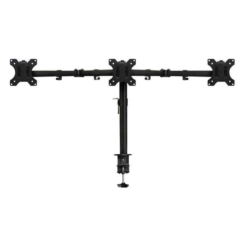 Soporte de mesa ewent ew1513 para 3 monitores tv hasta 27pulgadas